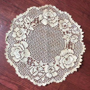 Vintage Lace Flower Doily